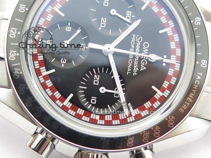 0516 Speedmaster SS 2013 Pro Racing On SS Bracelet Manual Winding Chrono Movement UrbanStyle 8230